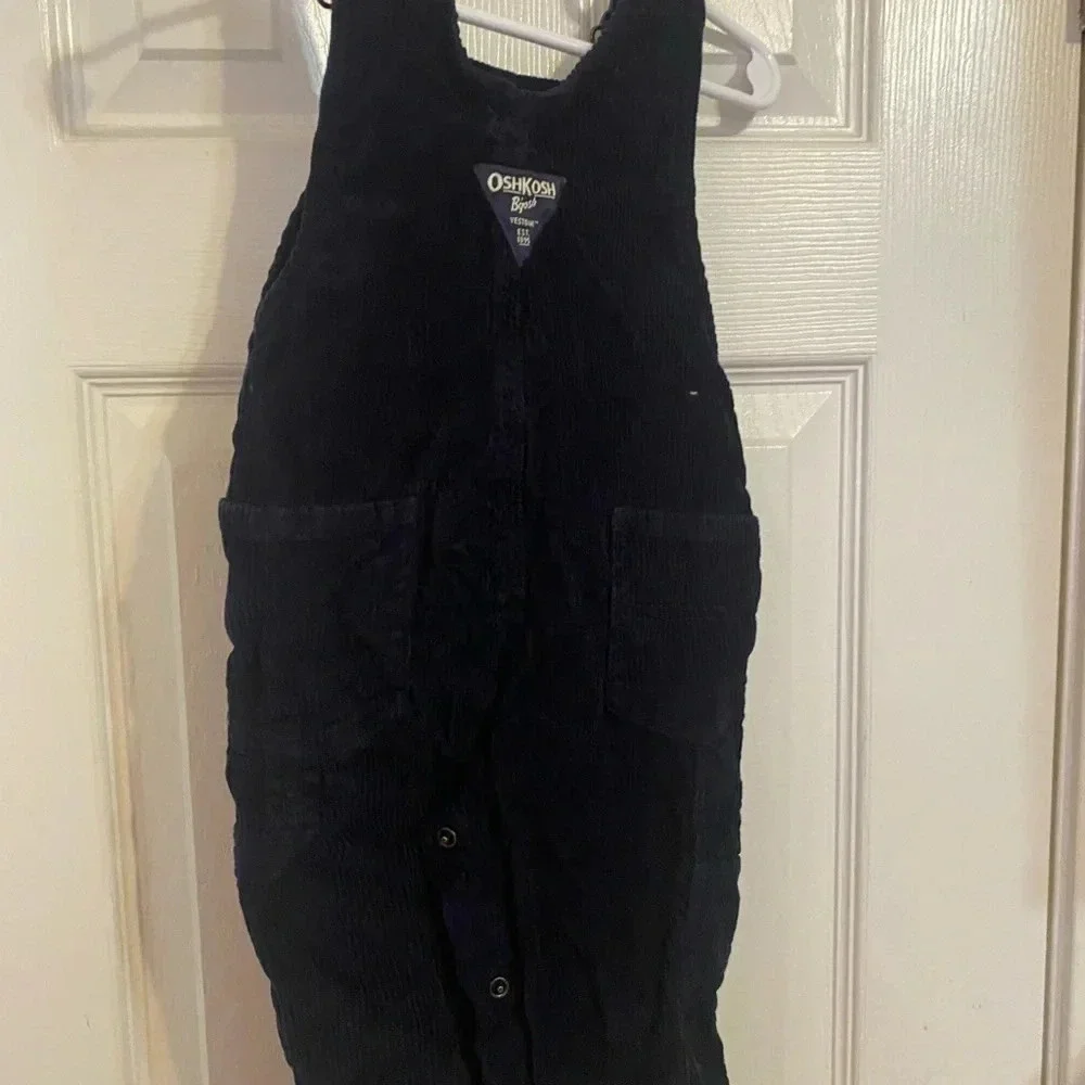 Navy Oshkosh B’Gosh Corduroy Overalls